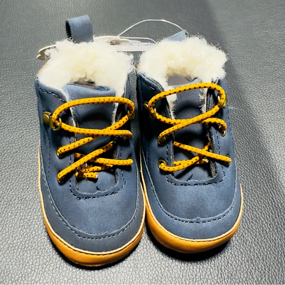 Blue and Yellow baby Boots
